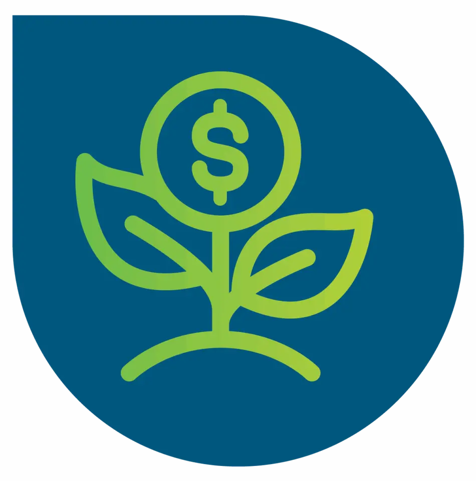 Financial & Growth Benefits Icon